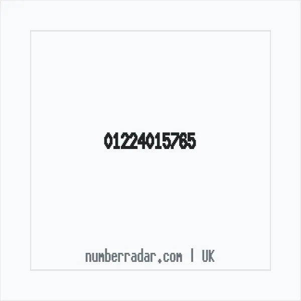 Reverse number check for +44 1224 015765 — who called me?