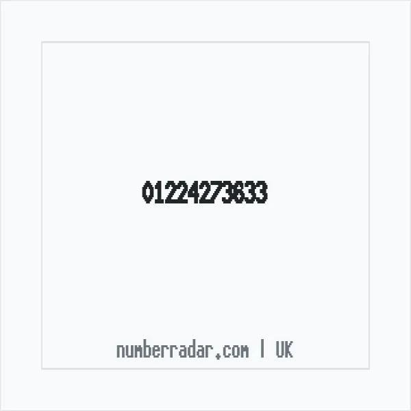Reverse number check for +44 1224 273633 — who called me?