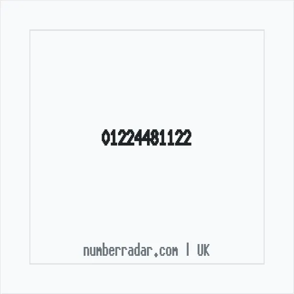 Reverse number check for +44 1224 481122 — who called me?