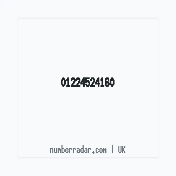 Reverse number check for +44 1224 524160 — who called me?