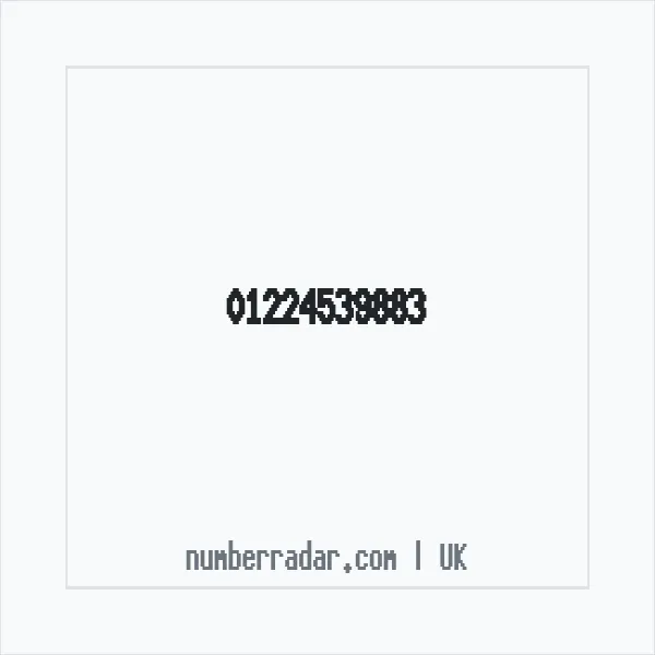 Reverse number check for +44 1224 539883 — who called me?