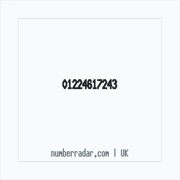 Reverse number check for +44 1224 617243 — who called me?