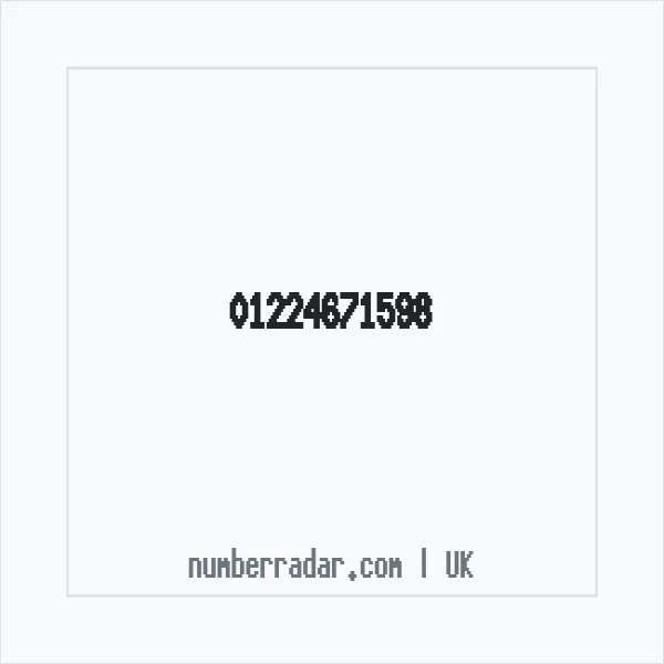 Reverse number check for +44 1224 671598 — who called me?