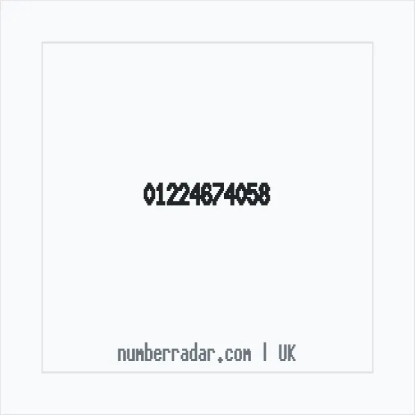 Reverse number check for +44 1224 674058 — who called me?