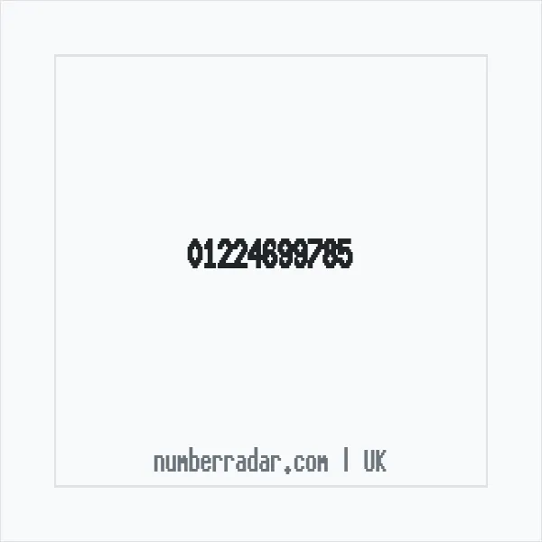 Reverse number check for +44 1224 699785 — who called me?