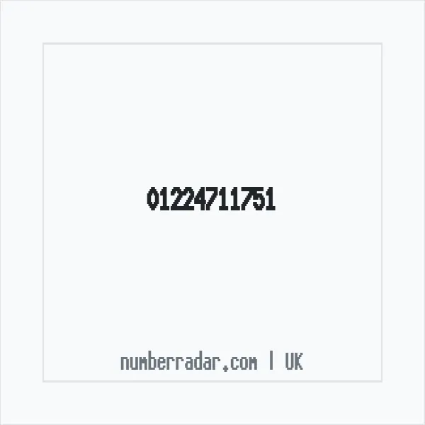 Reverse number check for +44 1224 711751 — who called me?