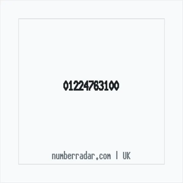 Reverse number check for +44 1224 763100 — who called me?