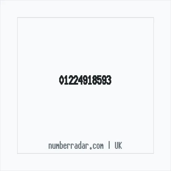 Reverse number check for +44 1224 918593 — who called me?