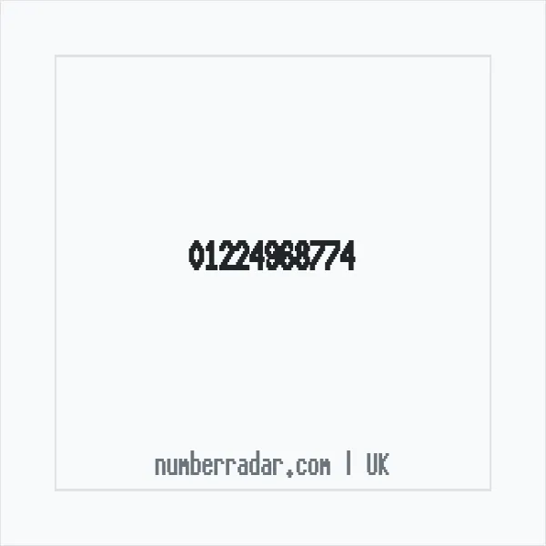 Reverse number check for +44 1224 968774 — who called me?