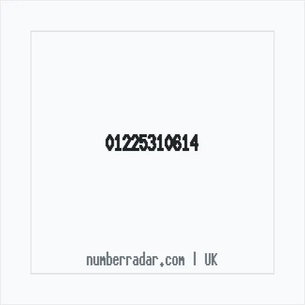 Reverse number check for +44 1225 310614 — who called me?