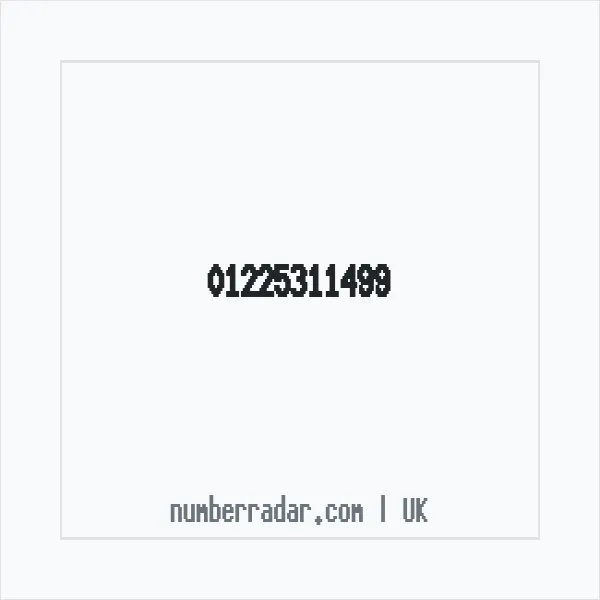 Reverse number check for +44 1225 311499 — who called me?