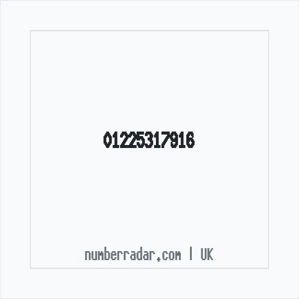 Reverse number check for +44 1225 317916 — who called me?