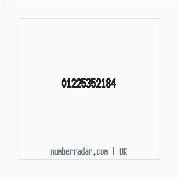 Reverse number check for +44 1225 352184 — who called me?