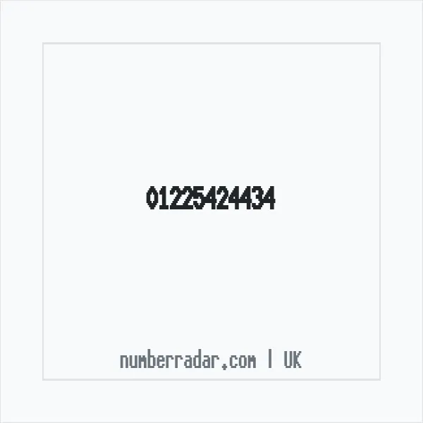 Reverse number check for +44 1225 424434 — who called me?