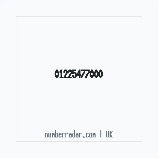 Reverse number check for +44 1225 477000 — who called me?