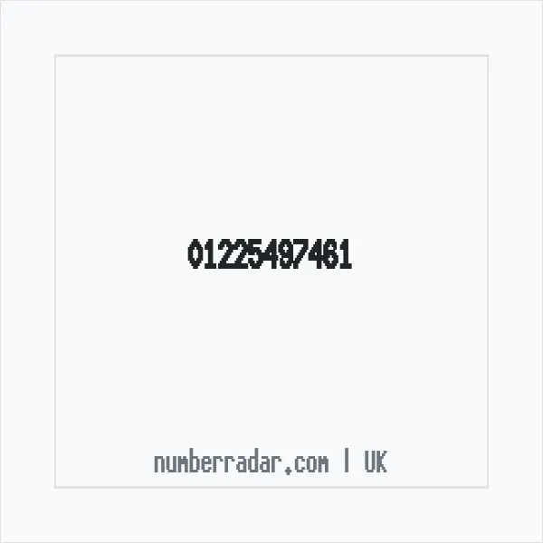 Reverse number check for +44 1225 497461 — who called me?