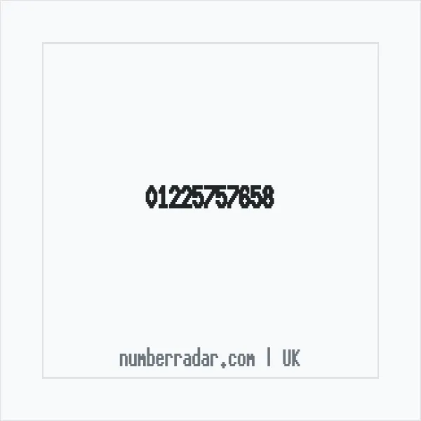 Reverse number check for +44 1225 757658 — who called me?