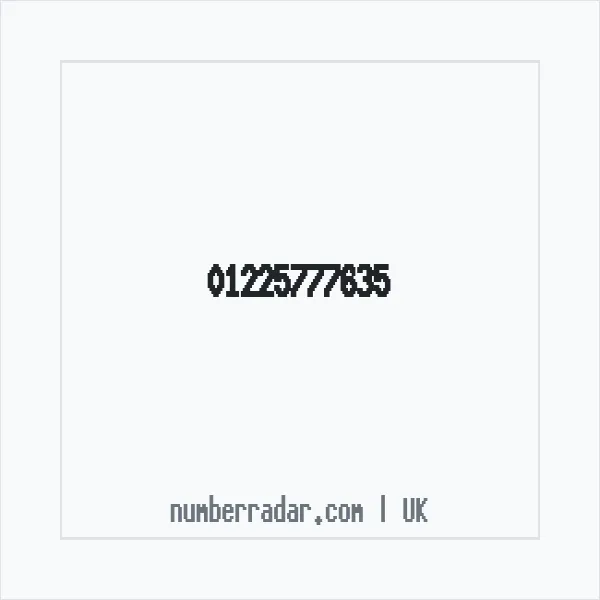 Reverse number check for +44 1225 777635 — who called me?