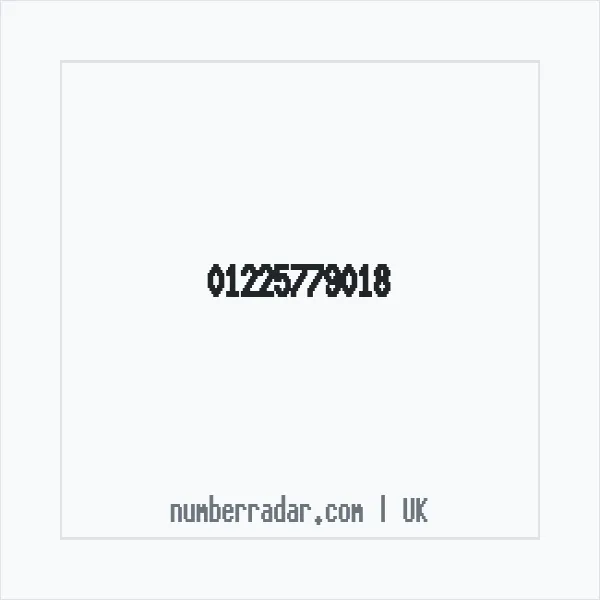 Reverse number check for +44 1225 779018 — who called me?