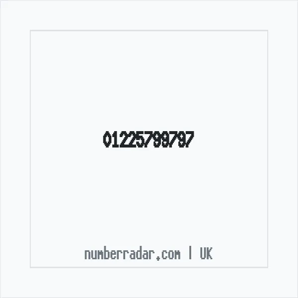 Reverse number check for +44 1225 799797 — who called me?