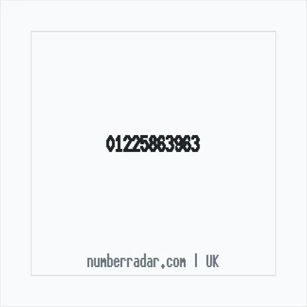 Reverse number check for +44 1225 863963 — who called me?