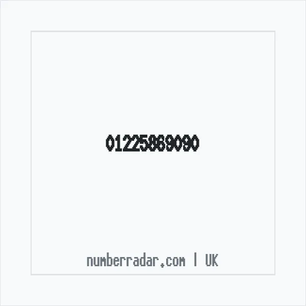 Reverse number check for +44 1225 869090 — who called me?