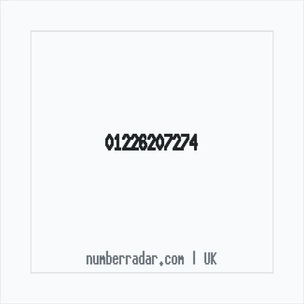 Reverse number check for +44 1226 207274 — who called me?