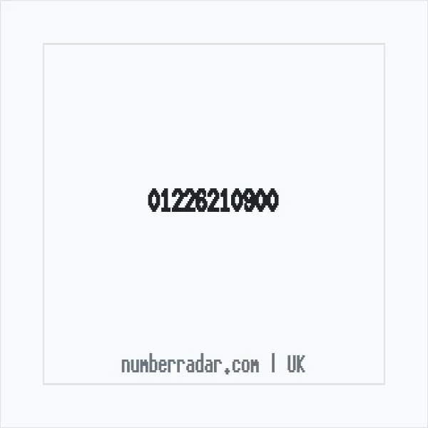 Reverse number check for +44 1226 210900 — who called me?
