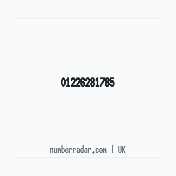 Reverse number check for +44 1226 281785 — who called me?