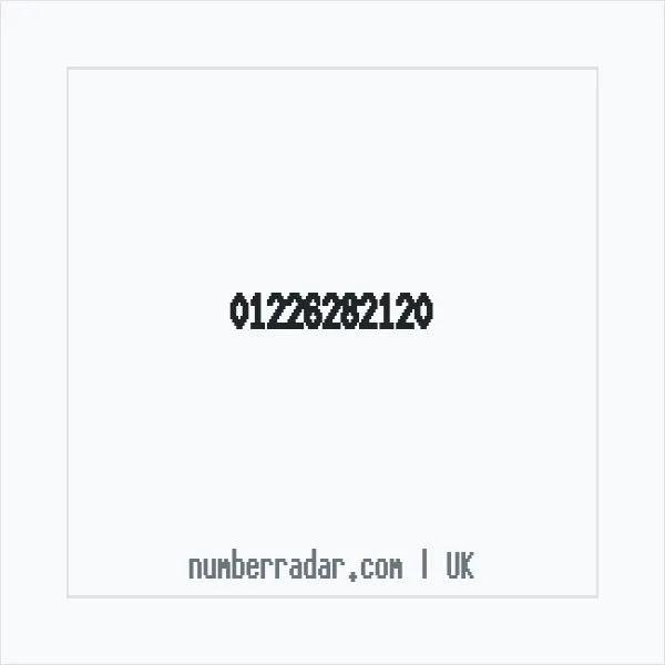 Reverse number check for +44 1226 282120 — who called me?