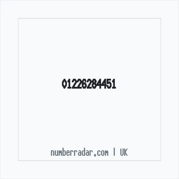 Reverse number check for +44 1226 284451 — who called me?