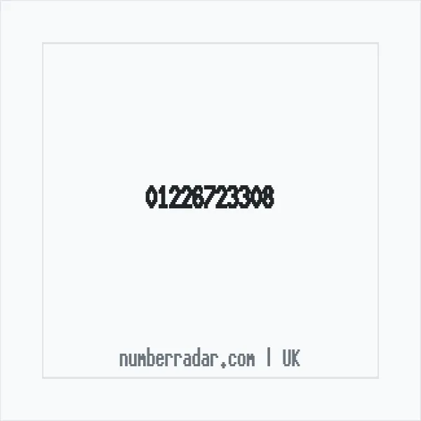 Reverse number check for +44 1226 723308 — who called me?