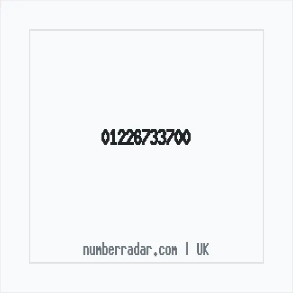 Reverse number check for +44 1226 733700 — who called me?
