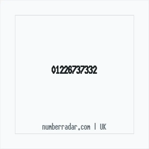 Reverse number check for +44 1226 737332 — who called me?