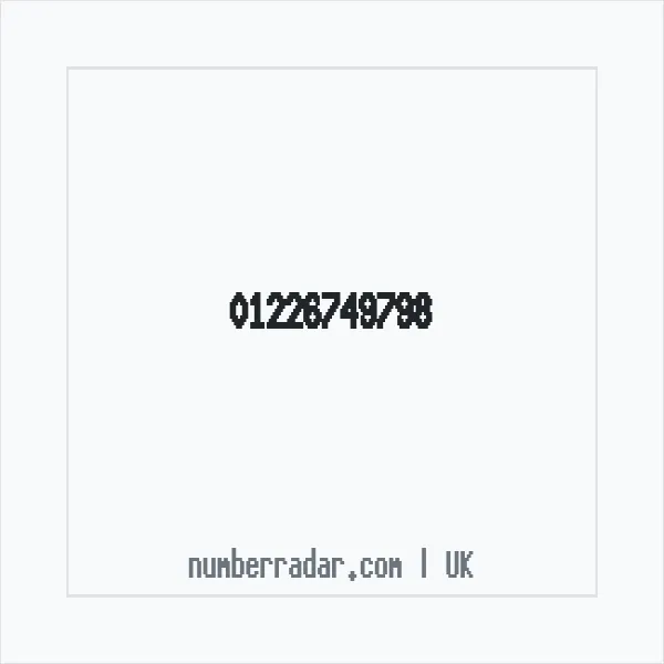 Reverse number check for +44 1226 749798 — who called me?