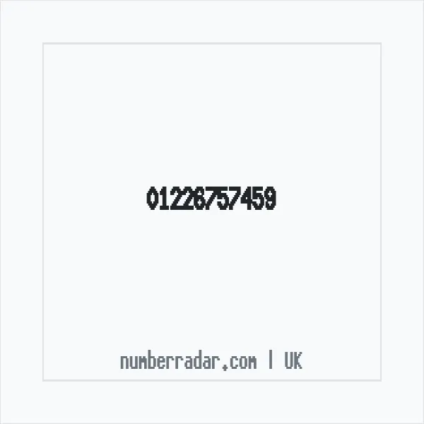 Reverse number check for +44 1226 757459 — who called me?