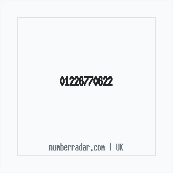 Reverse number check for +44 1226 770622 — who called me?