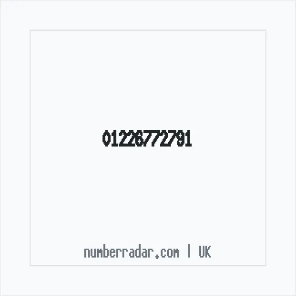 Reverse number check for +44 1226 772791 — who called me?