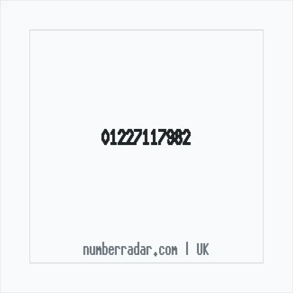 Reverse number check for +44 1227 117982 — who called me?