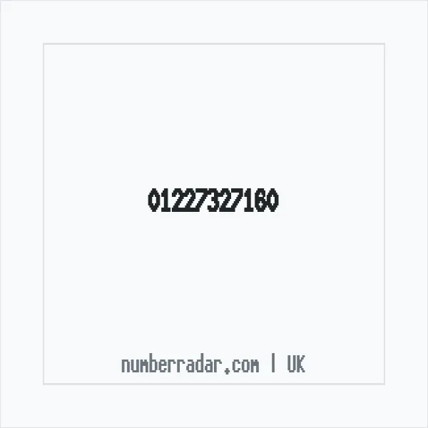 Reverse number check for +44 1227 327160 — who called me?