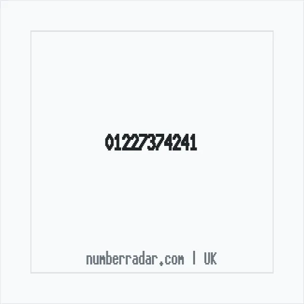 Reverse number check for +44 1227 374241 — who called me?