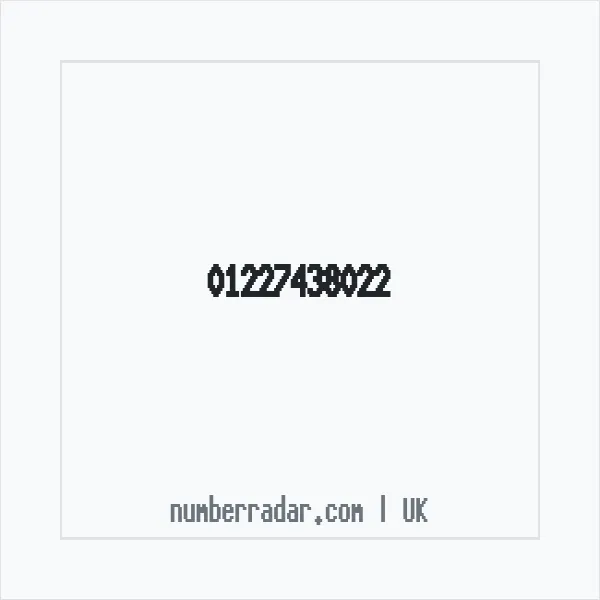 Reverse number check for +44 1227 438022 — who called me?
