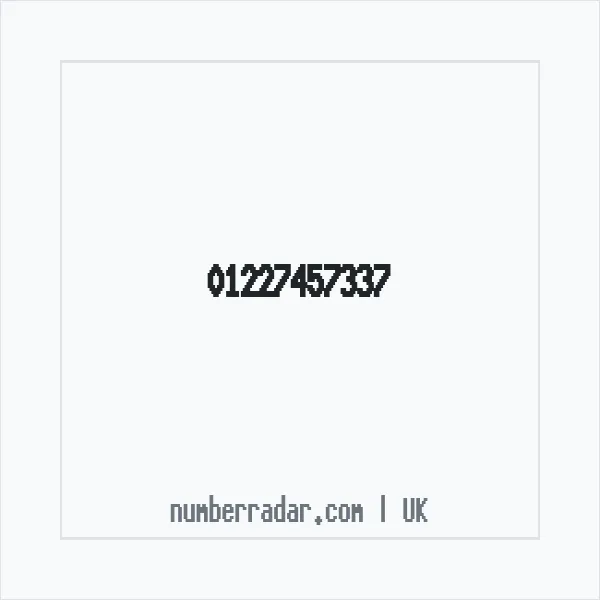 Reverse number check for +44 1227 457337 — who called me?