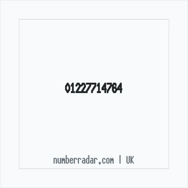 Reverse number check for +44 1227 714764 — who called me?