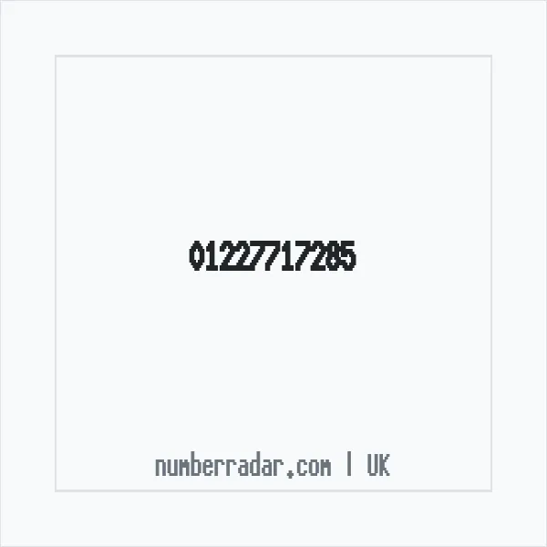 Reverse number check for +44 1227 717285 — who called me?