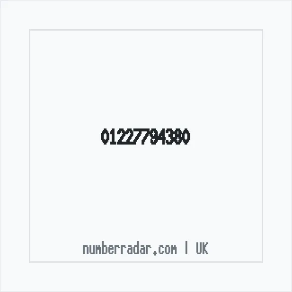 Reverse number check for +44 1227 794380 — who called me?
