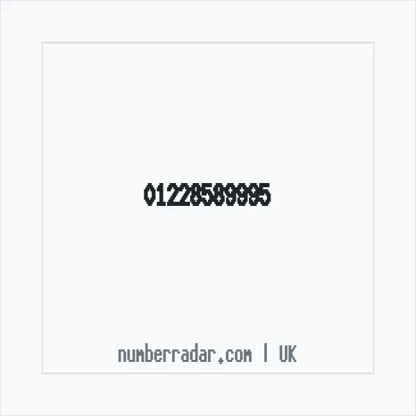Reverse number check for +44 1228 589995 — who called me?