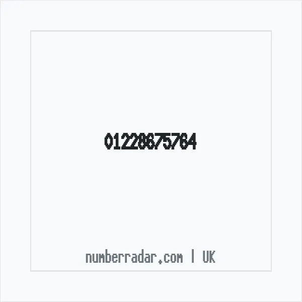 Reverse number check for +44 1228 675764 — who called me?