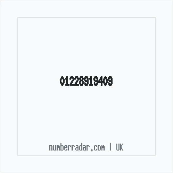 Reverse number check for +44 1228 919409 — who called me?