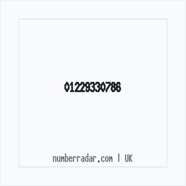 Reverse number check for +44 1229 330786 — who called me?